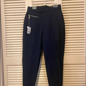 Vintage ~ Women’s Bogner Wool Blend Lined Ski Navy Stirrup Pants Size 10.